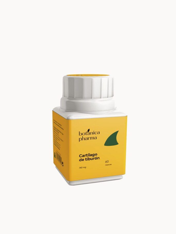 Cartílago de tiburón 740 mg 60 cáps.