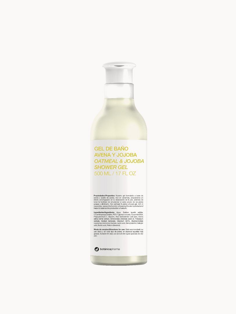 Gel Baño Avena + Jojoba 500 ml
