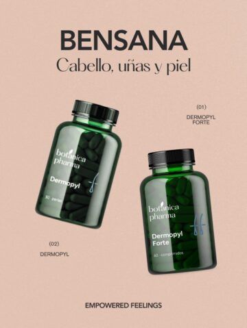 productos de cabello, uñas y piel de la linea bensana